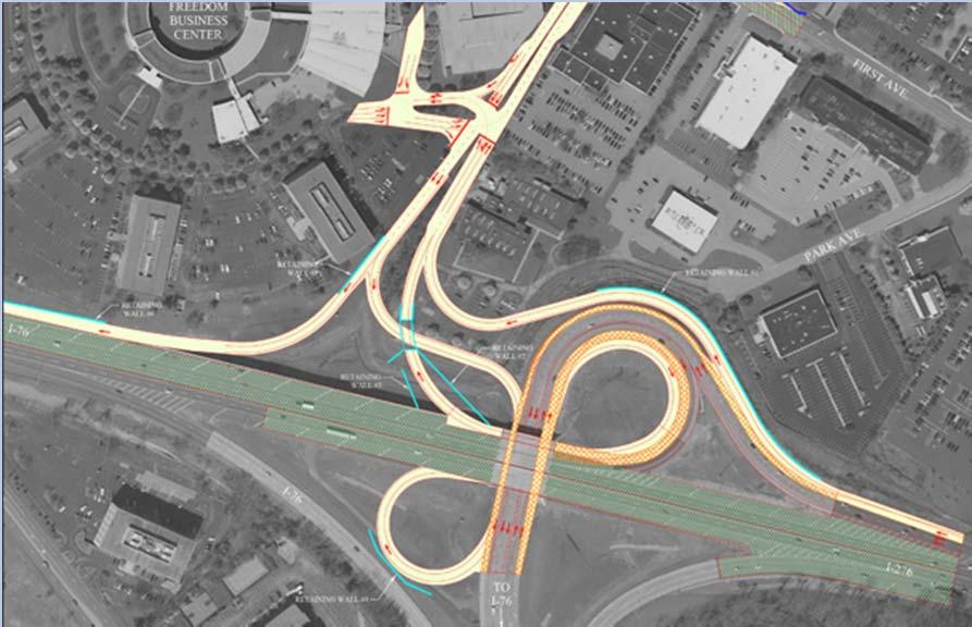 Turnpike Interchanges & Slip Ramps Create improved access
