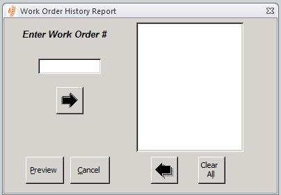 Work Order History Report This report will show any changes to the work order since