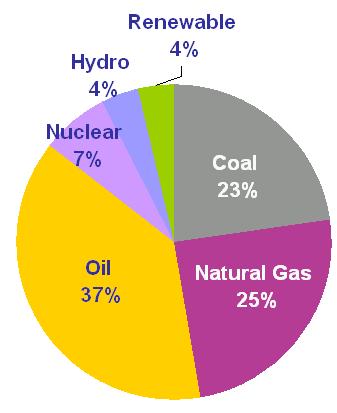 The Consumption of Natural Gas and Coal Have Increased at the Expense