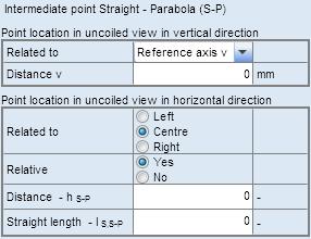 Point S-P inner point between straight and parabolic segment Point S-P is always an inner point of a tendon. The point properties can be edited in the following table: Figure 3.