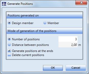 Figure 3.111: Delete selected position To delete the selected (marked red) position click Delete in the Positions ribbon group.