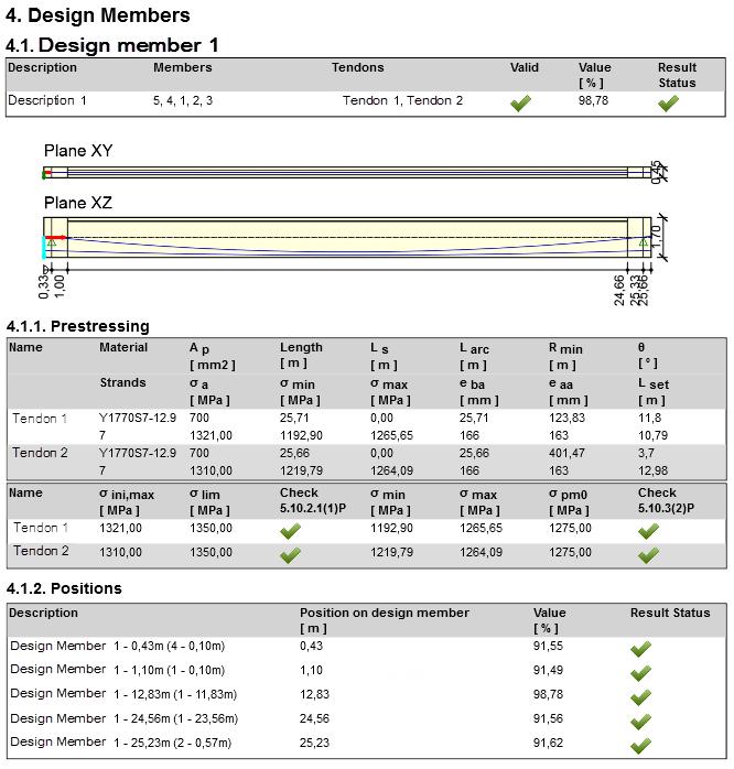 Figure 3.121: Standard Part 2 3.7.3 Detailed Click Detailed in the navigator to generate a detailed report for the current design member.