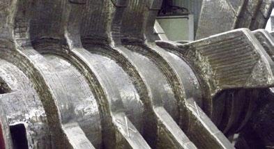 Wear protection in metallurgy chutes, separators, bunkers, blast