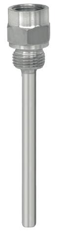 Thermowell Thermowell TW50-H Solid machined in stainless steel 1.4571. Working pressure max 150 bar.