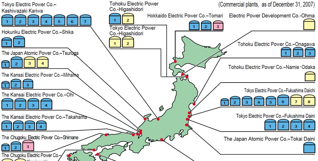 Nuclear Power Plants in Japan 2 1 Cessation of