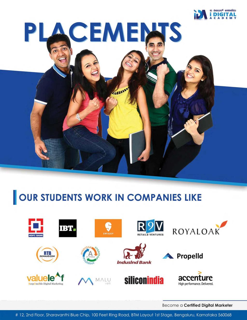 i:- aieeu~ 11Pi5cld~ I OUR STUDENTS WORK IN COMPANIES LIKE r-.