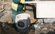 Accessories. Sump unit The sump unit is produced with an element length of 1000 mm and supplied in 2 parts.