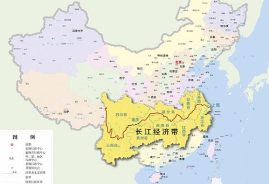 Y. Chen et al., 2017 Background Yangtze River, one of the largest and longest rivers in Asia; The Yangtze River Economic Belt (YREB), 2.