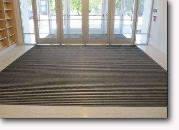 5. GET THE RIGHT ENTRANCE MATS An entrance mat is the first line of defense in keeping dirt out of a building. It also helps reduce potential slippery surfaces in wet winter and fall conditions.