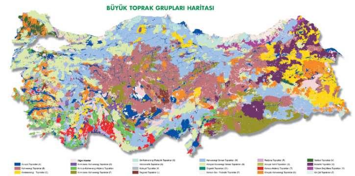 OVERVIEW OF TURKEY 40% of our soils are 0-20cm, 33% are 20-50cm in depth.