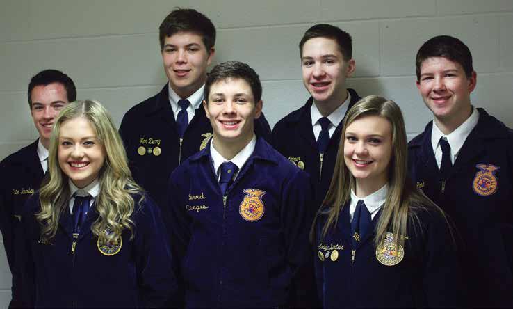 FEATURE WL The Liberty High School FFA Ag Issues team has spent more than seven months working on their state presentation on falling numbers.