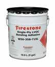 Adhesive Specifically designed for use with XR (fleece-backed) membrane Labor-saving, oneside-only application Adheres with most