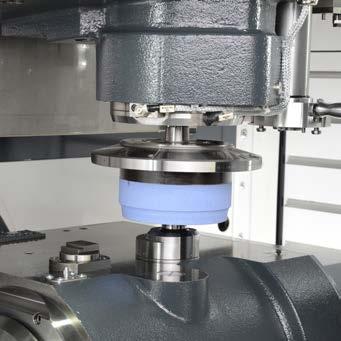 Machine-integrated loading system with parallel-mounted gripper jaws for gear and pinion (optional) Efficient grinding wheel pre-profiling with special dressing software Maximum Process Stability for