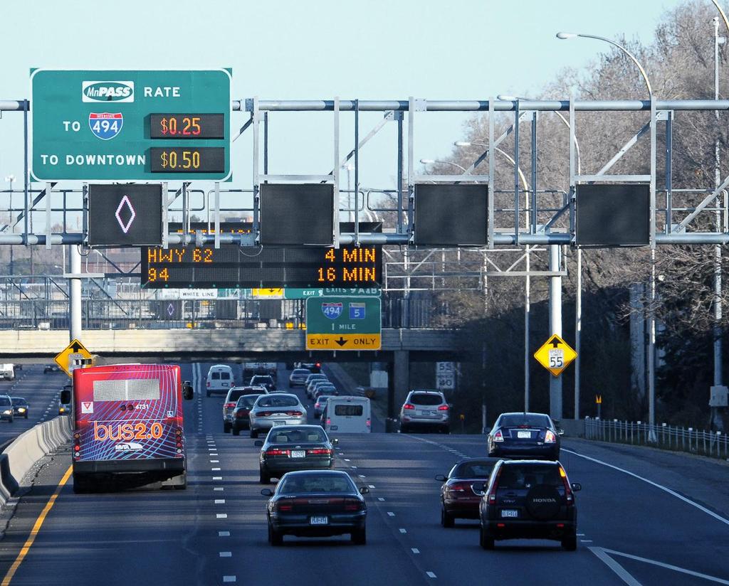 Active Traffic Management (MnDOT) Priced Dynamic Shoulder Lanes Intelligent Lane Control Signals In