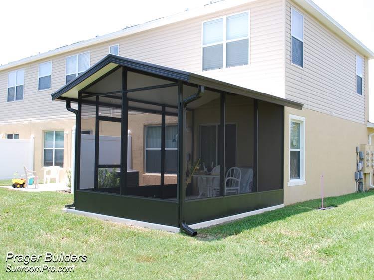 Category I A thermally isolated sunroom with walls that are open or enclosed with insect screening or 0.