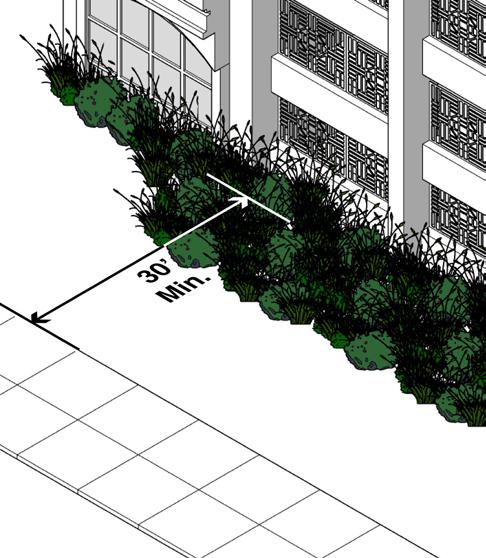 Parking Structure Setback with Landscaping ** TOD-UC P X X X Main Street 4+ Lane Boulevard or Avenue TOD-NC P X X X TOD-CC P X X X TOD-TR P P P X TOD-UC P X X X TOD-NC P P P X TOD-CC P P P X