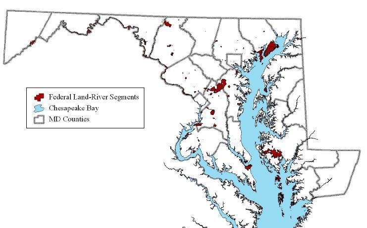 Federal Lands in Maryland Owner Federal Non- Federal Total Land Acres 175,677