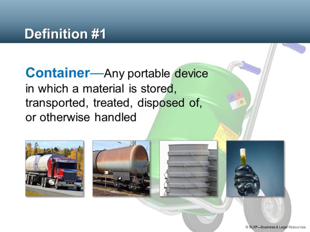 The definition of a container suggests flexibility of use and mobility.