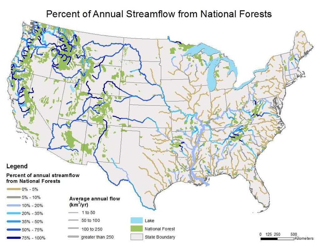 Forest Contributions to Water Supplies Forests to Faucets