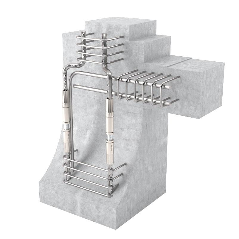 About MODIX Rebar Couplers Example of a product code: 1 Properties of MODIX Rebar Coupler Properties of reinforcement bar* Properties of combination element SM25A-P-1500 2 PM25 3 SM25B-E-1300 Type of
