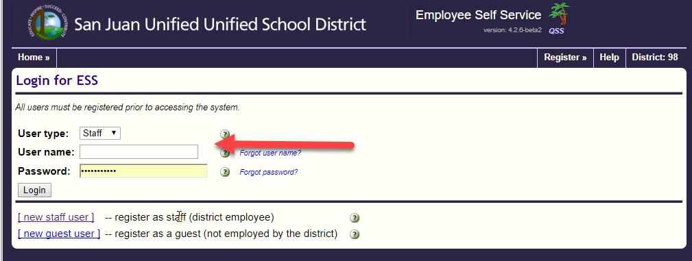 QSS: Only employees who elected to use their QSS logins 3.