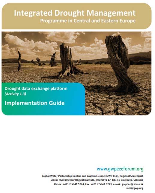 IDMP CEE & DMCSEE & EDO Collection of existing drought monitoring approaches and the establishment