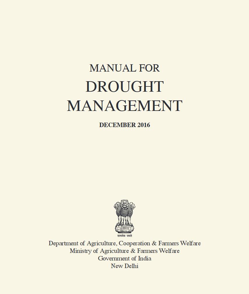 Drought Monitoring & Assessment Department of Agriculture, Cooperation and Farmers Welfare (DACFW), Govt.