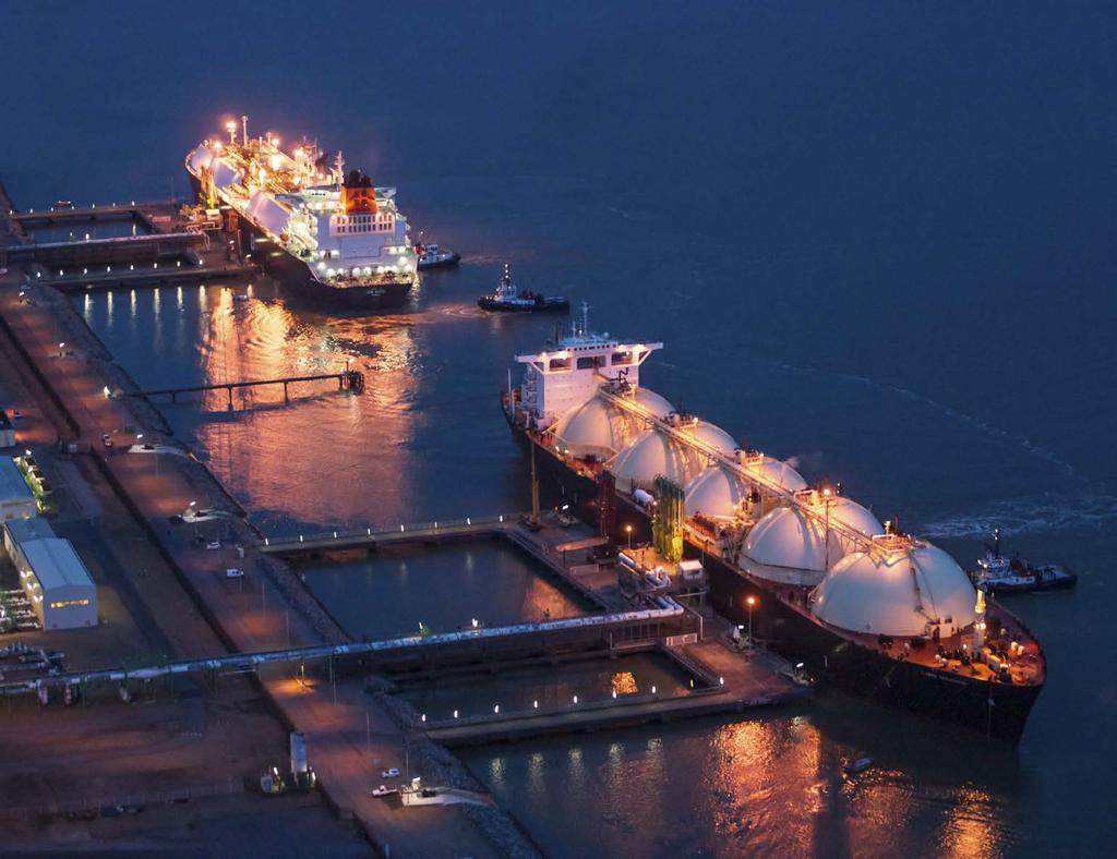 MOVING FORWARD THROUGH INNOVATION In order to support the rapid developments in the LNG market, Elengy permanently optimizes its LNG terminals, expanding its service offering and developing