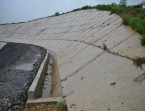 Picture 9: Slope is stabilized with