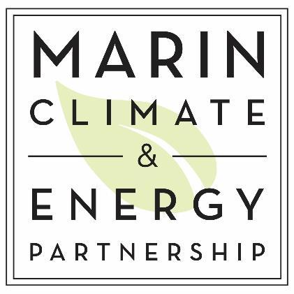 Marin Climate & Energy Partnership Partnership of all Marin jurisdictions, MCE, TAM and MMWD Working together since 2007 Develop