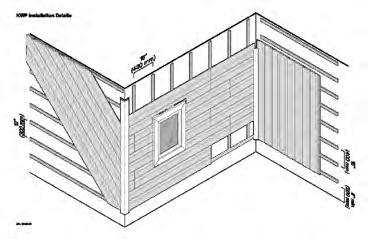 13 For horizontal siding installation, the siding joints can be covered using one of the 3 following methods: 1) Insert a color-matched joint moulding over the gap and nail.