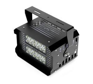 4 HID Replacement Metal halide lamp HQI-T 400 W/N NAV ballast VVF-150 with CREE Extreme High Power LEDs HID LED Light distribution Regular aluminium reflector, creates light in all directions