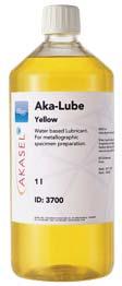 Aka-Lube, Green maintains a very thin lubricating film, perfect for high removal in the initial