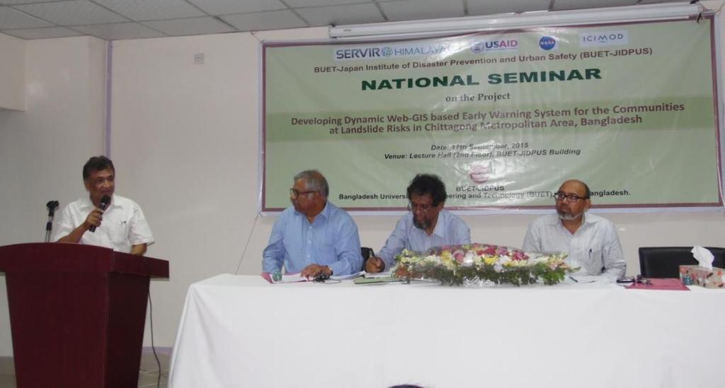 Figure 10: Speech by Reshad Md. Ekram Ali (Director, Geological Survey of Bangladesh) Reshad Md.