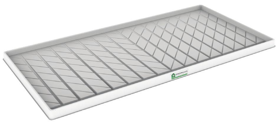 ABS Combination Tray Tray can be utilized for drip-to-drain or ebb & flow irrigation styles Durable ABS construction Thermoformed with a Korad cap to provide UV-stability, anti-microbial and