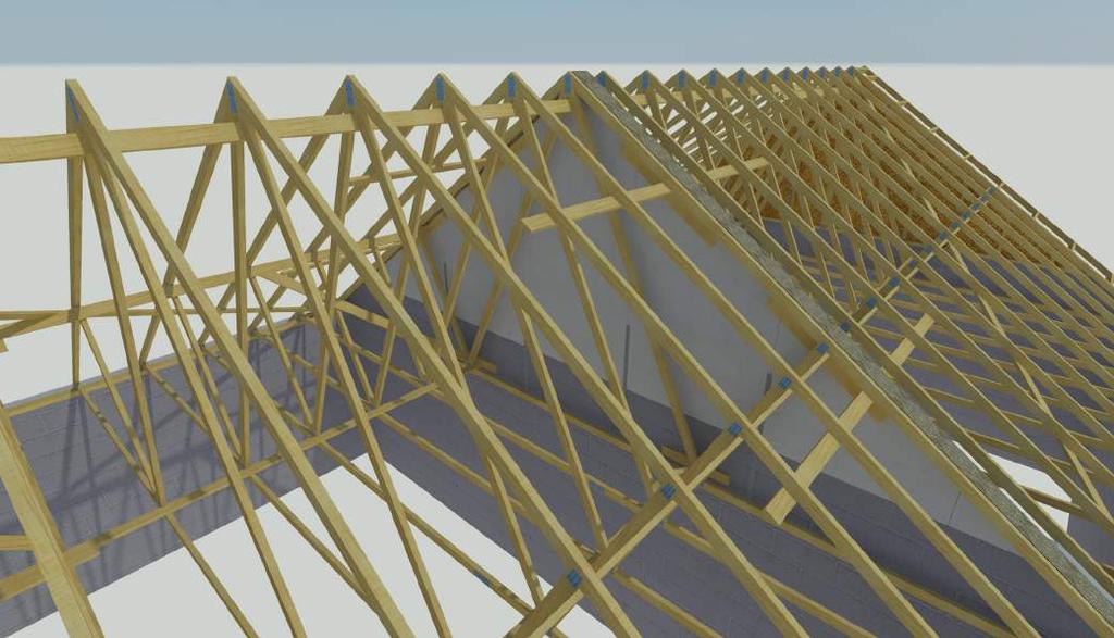 However, robust lateral connections to the roof trusses on either side of the panel are essential to maintain