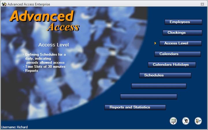 Advanced Access Control and Management in Client- Server Architecture Advanced Access is an application of Access Control management that allows an agile and secure, to grant or deny access to both