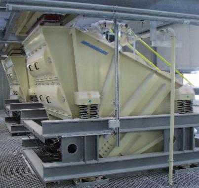 Mogensen Sizer SC 1046 for treatment of broken dolomite in a highly wear-resistant design Mogensen Sizer SC 2046 for the chemical industry Control system and monitoring Motor- and brake