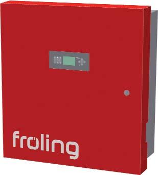 Menu-based operation with online help Boiler operation from the living room made possible through the use of the RBG 3200 Froling takes you into the future with the new H 3200 boiler control unit.