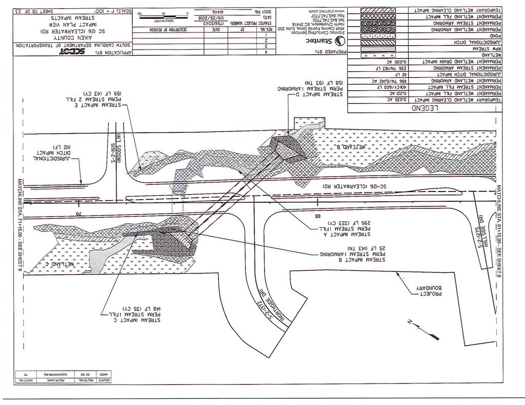 SCDOT, SC-126 (Belvedere Clearwater Rd) Sheet 8 of 34 Public Notice SAC