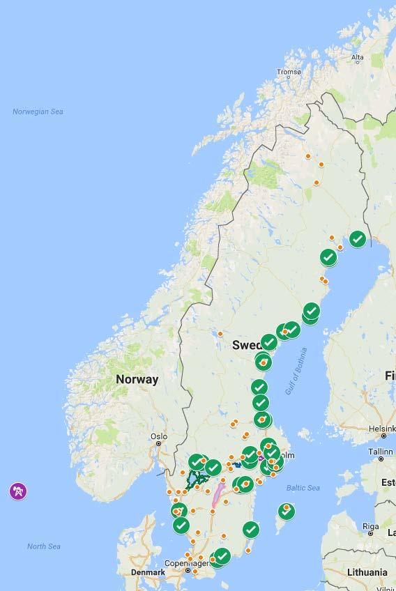 BECCS Example Sweden In green: 33 biogenic point sources > 300 kt/yr CCS @ 85% capture rate 20.
