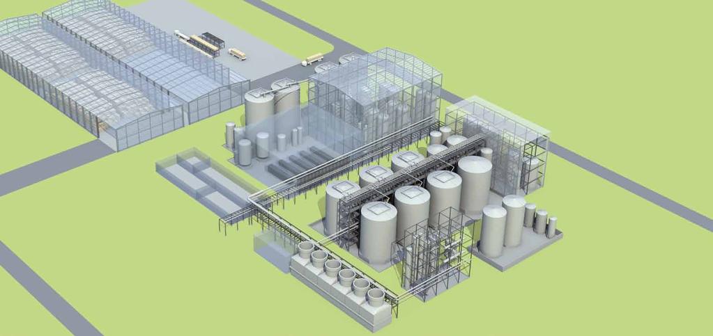 Complete turnkey process FOR UP TO 150,000 TONS OF CELLULOSIC ETHANOL PER YEAR The sunliquid process is now fully developed, being designed for industrial plants with a production capacity of 50,000