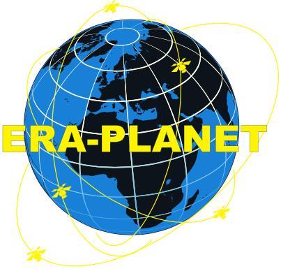 PROJECT H2020 ERA-PLANET ERA-PLANET THE EUROPEAN NETWORK FOR OBSERVING OUR CHANGING PLANET H2020 Topic SC5-15-2015: Strengthening the European Research Area in the domain of Earth Observation The
