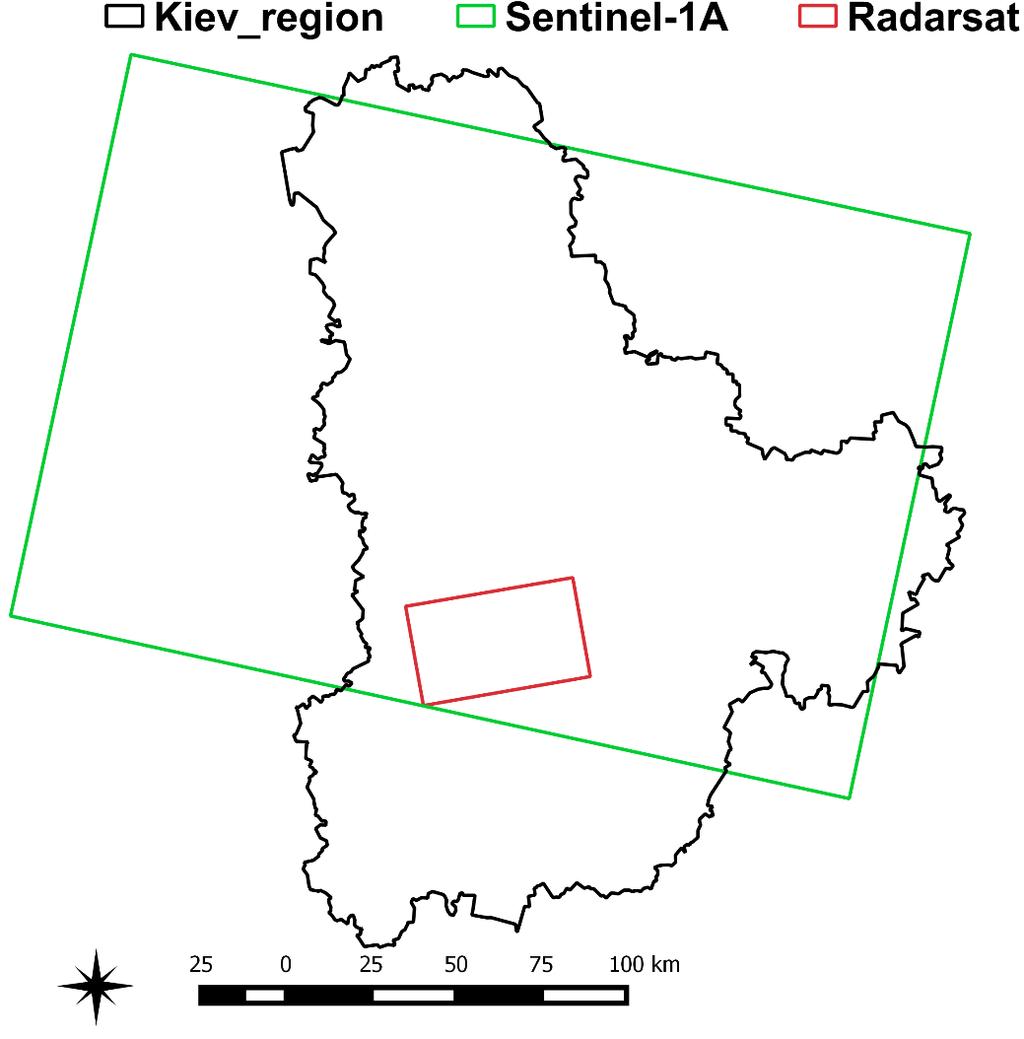 Satellite data - SAR Radarsat-2: Nominal