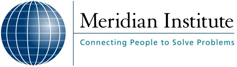 Meridian Institute, a 501(c)(3) organization, designs and facilitates collaborative solutions to some of society s most complex and controversial issues through collaborative problem solving.