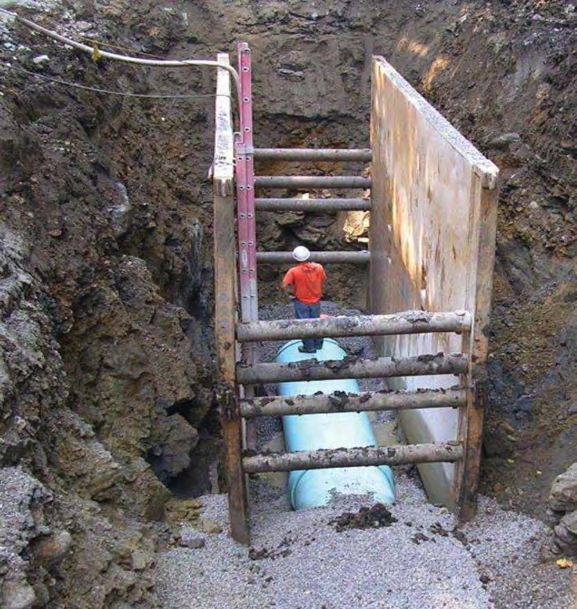 TRENCHING: Proper installation procedures and trench preparation are essential to successful PVC pipe performance.