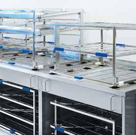 The MMM racks convince through: Perfect cleaning and drying performance User-friendly rack loading from all 4 sides Volume-optimised loading configurations which are low in spray shadow Modular rack