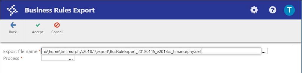 Workflow Business Rule Export and Import Jira Number: MUN-279762 Purpose: To move business rules from one database to another.
