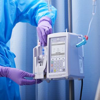 Improve nursing efficiency with infusion systems featuring closed air management and full IV-EHR interoperability Reduce the time it takes nurses to program pumps by up to 25% with smart pump