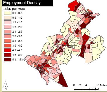 Maps need to be revised Employment Density Existing Zoning Build-Out v.